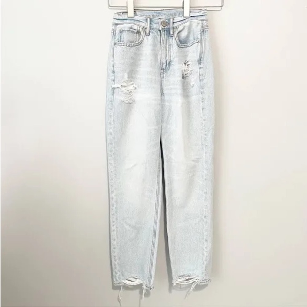 American Eagle Outfitters Ae Ripped Highest Waist '90s Boyfriend Jean